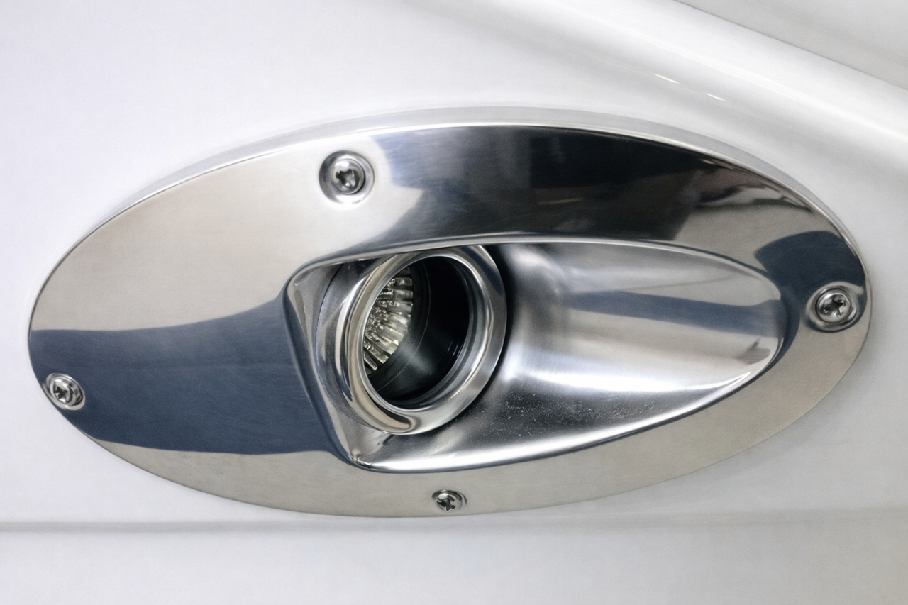 SS DOCKING LIGHT W/ PLUG  (Port and starboard use the same light) *In Stock & Ready To Ship!