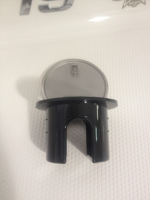 REPLACEMENT STAINLESS STEEL TRANSOM SHOWER CUP & COVER ASSY. REQUIRES A 3 1/8" HOLE *In Stock & Ready To Ship!