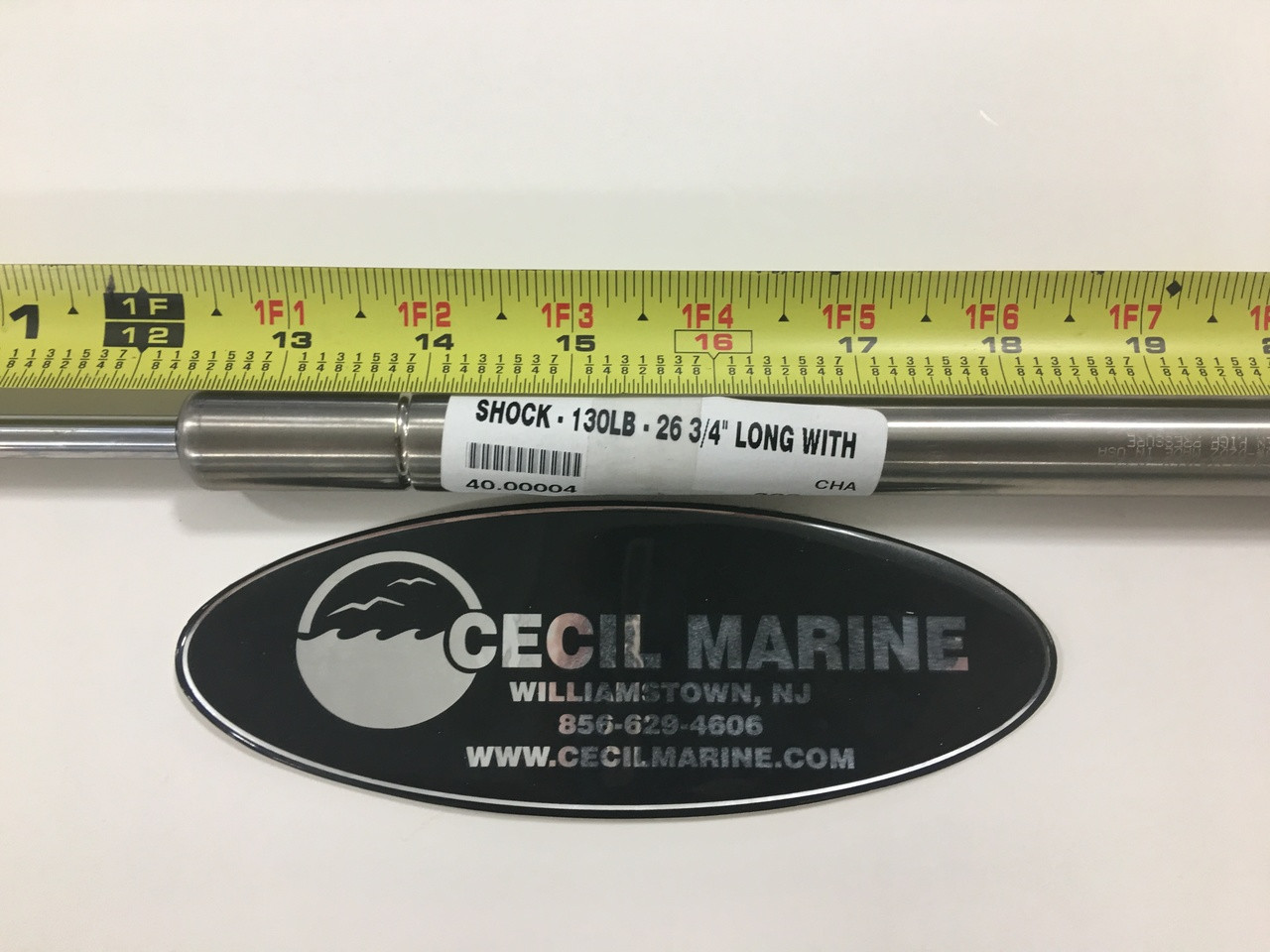SHOCK - 750-10-130 130LB - 26 3/4" LONG - 10 MM ENDS - 40.00004 *In Stock & Ready To Ship!