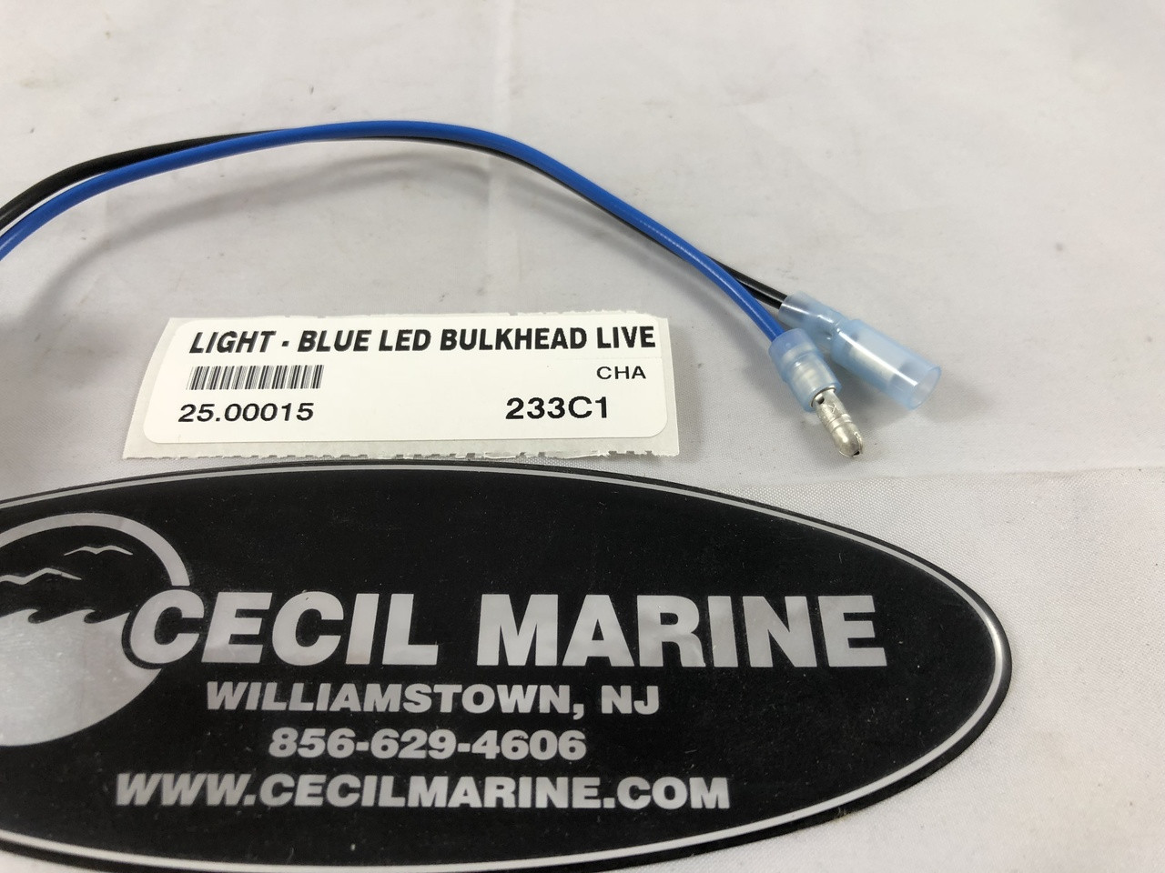 LIGHT - BLUE LED BULKHEAD LIVE *In Stock & Ready To Ship!