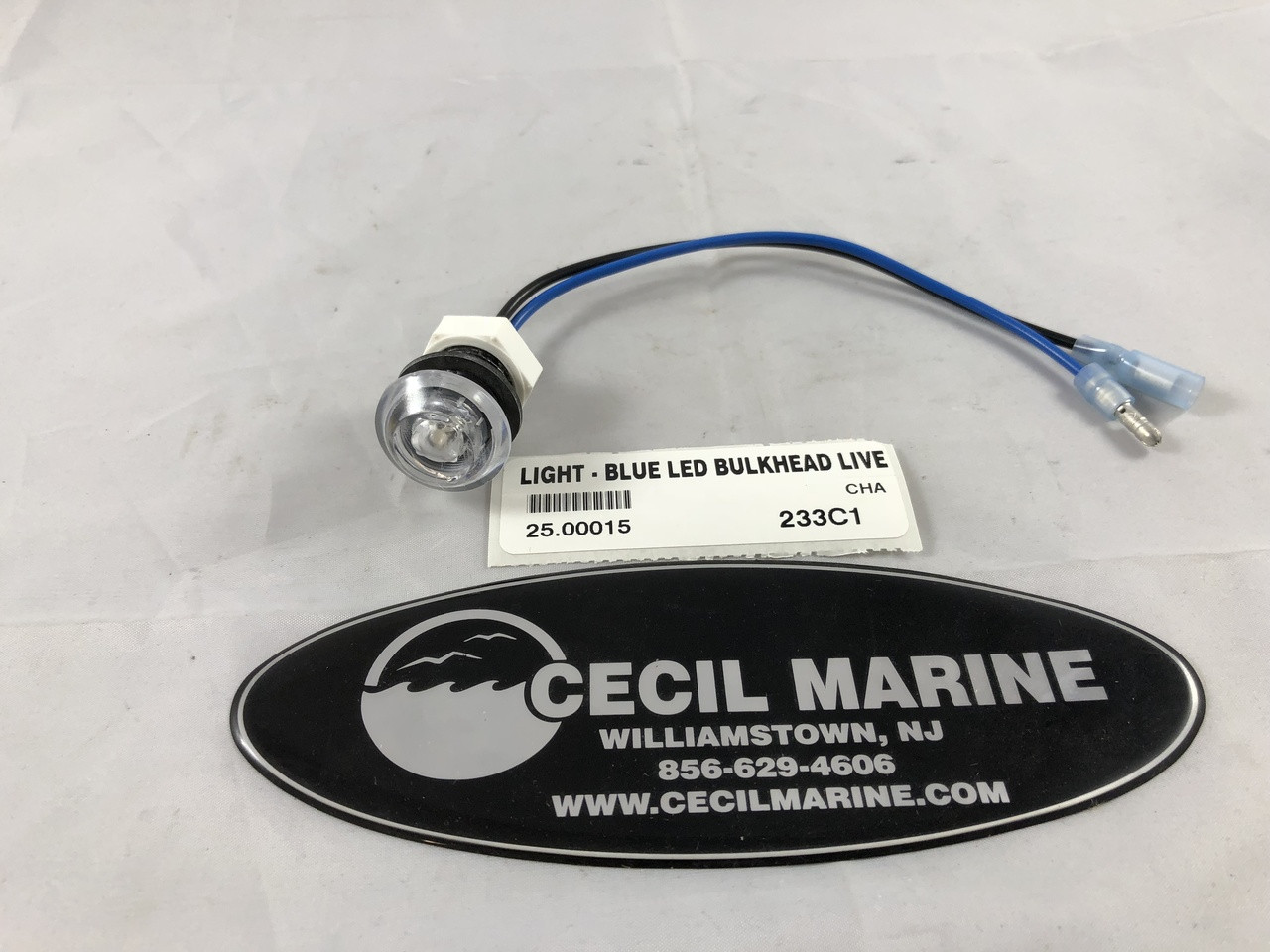 LIGHT - BLUE LED BULKHEAD LIVE *In Stock & Ready To Ship!