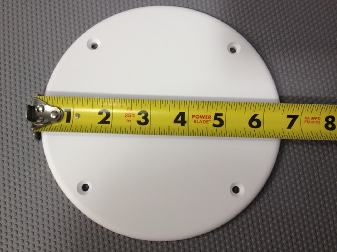 COVER PLATE 6 1/2 INCH WHITE  *In Stock & Ready To Ship!