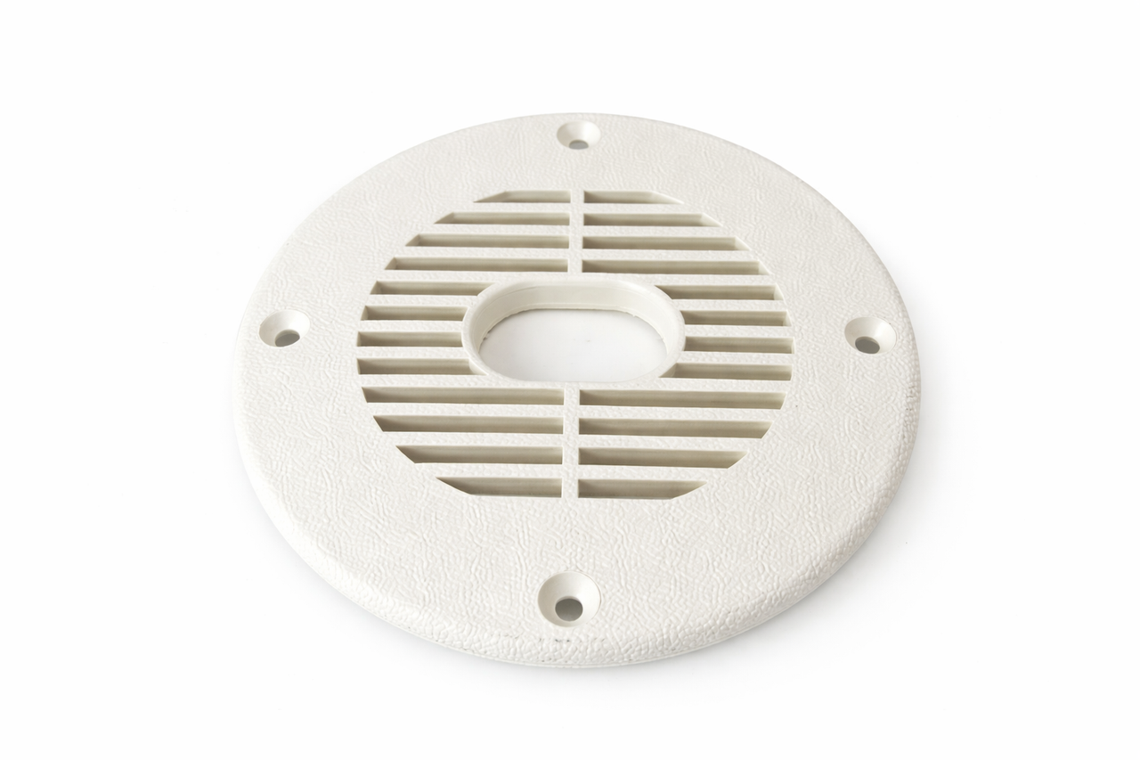 WHITE SKI LOCKER FLOOR DRAIN PULL VENT