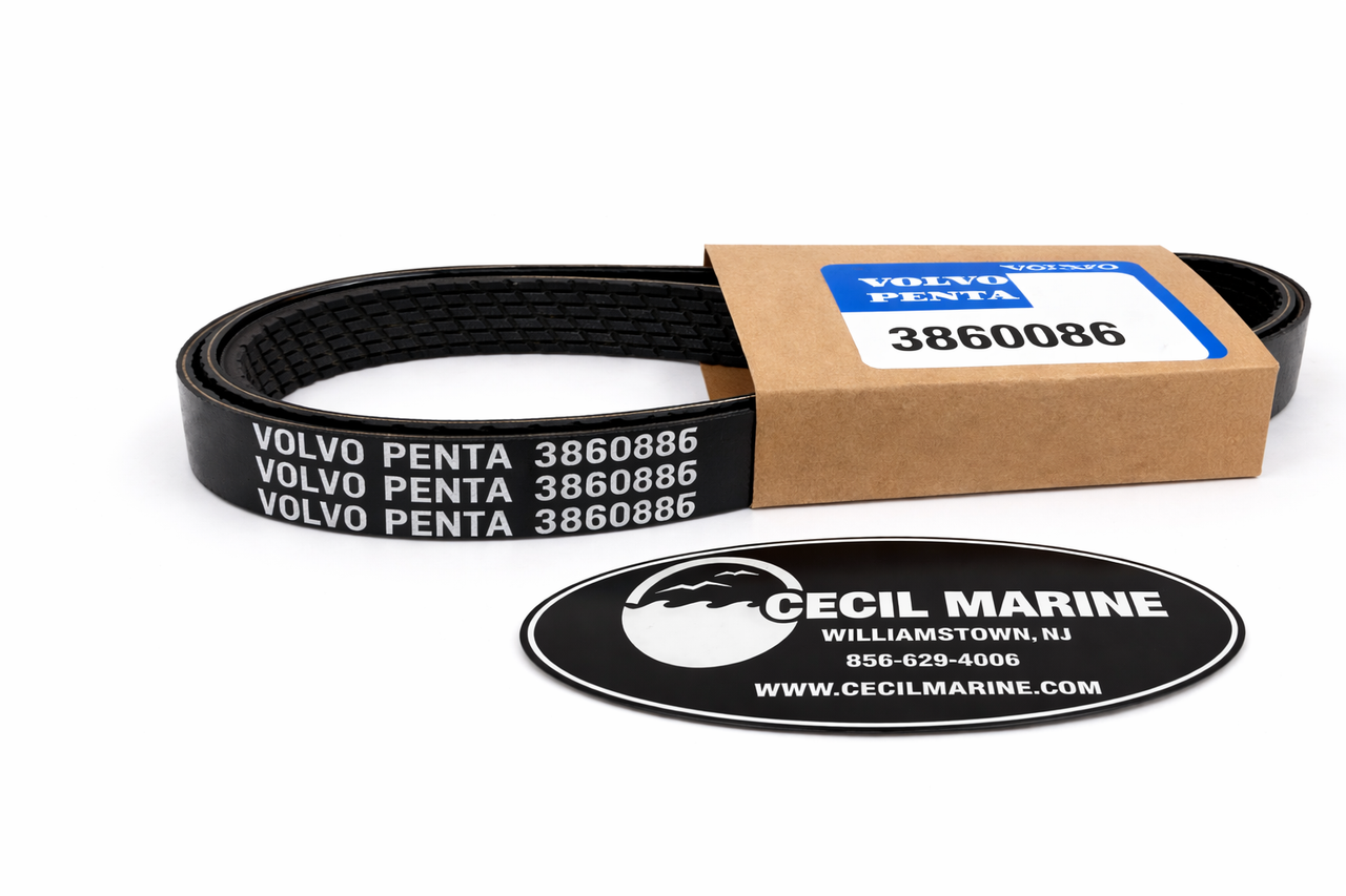 $48.99* GENUINE VOLVO no tax* DRIVE BELT 3860086  *In Stock & Ready To Ship!