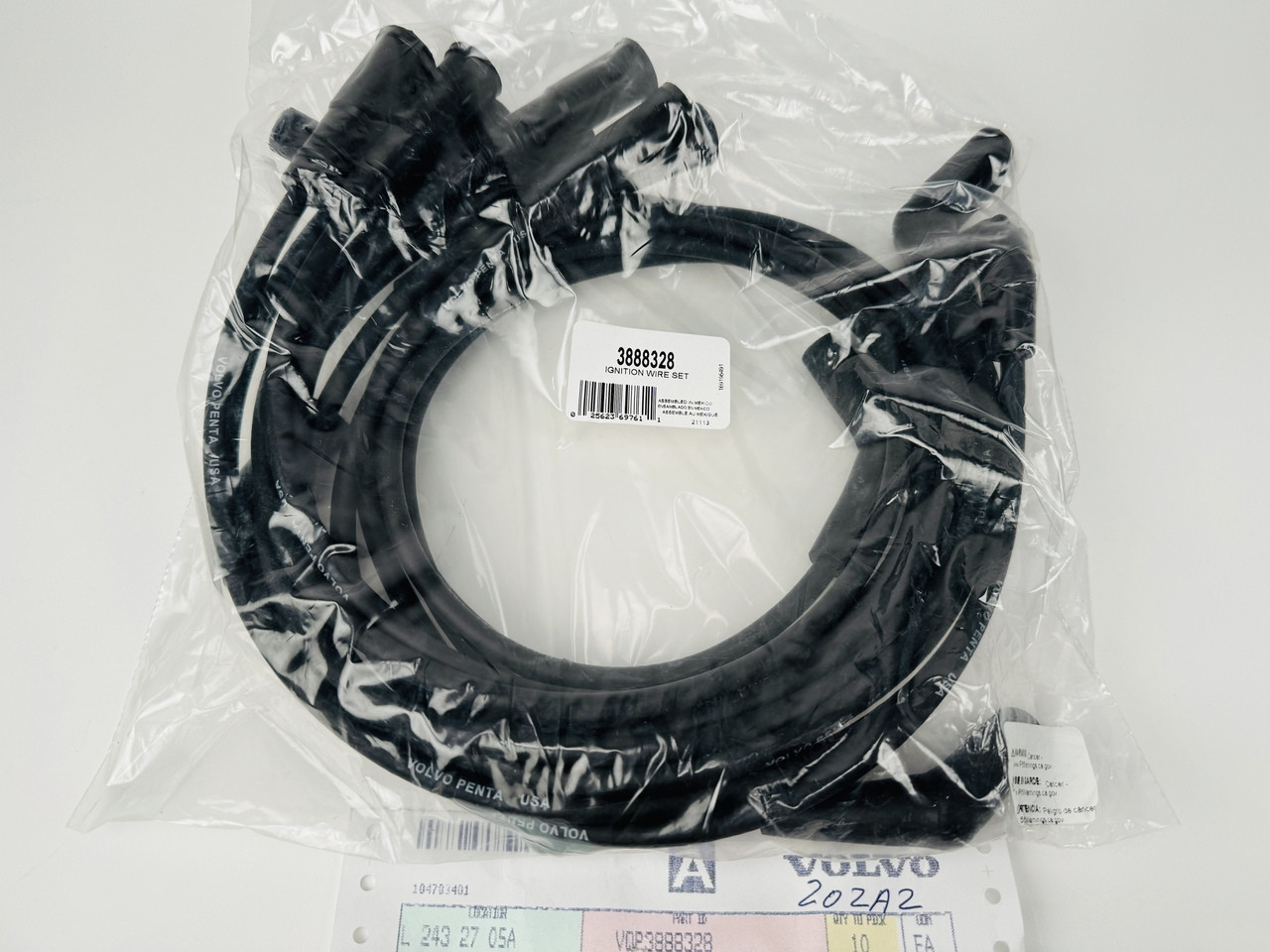 $109.99* GENUINE VOLVO no tax*  IGNITION CABLE KIT 3888328 *In Stock & Ready To Ship