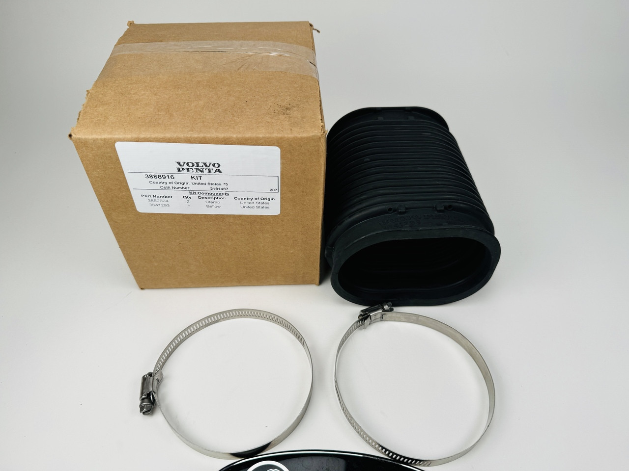 $48.99* GENUINE VOLVO no tax* EXHAUST BELLOWS KIT 3888916 *In stock & ready to ship!