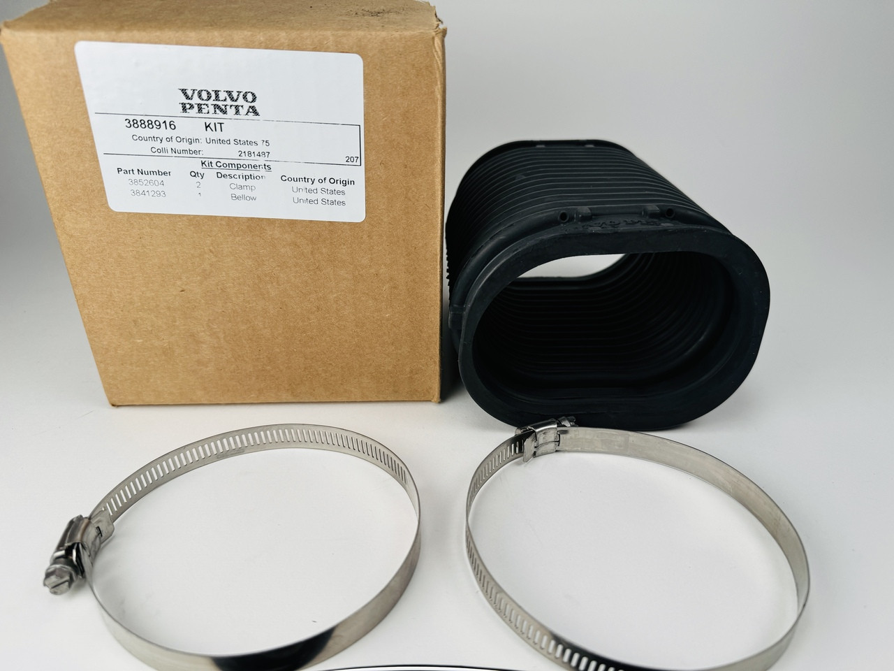 $48.99* GENUINE VOLVO no tax* EXHAUST BELLOWS KIT 3888916 *In stock & ready to ship!