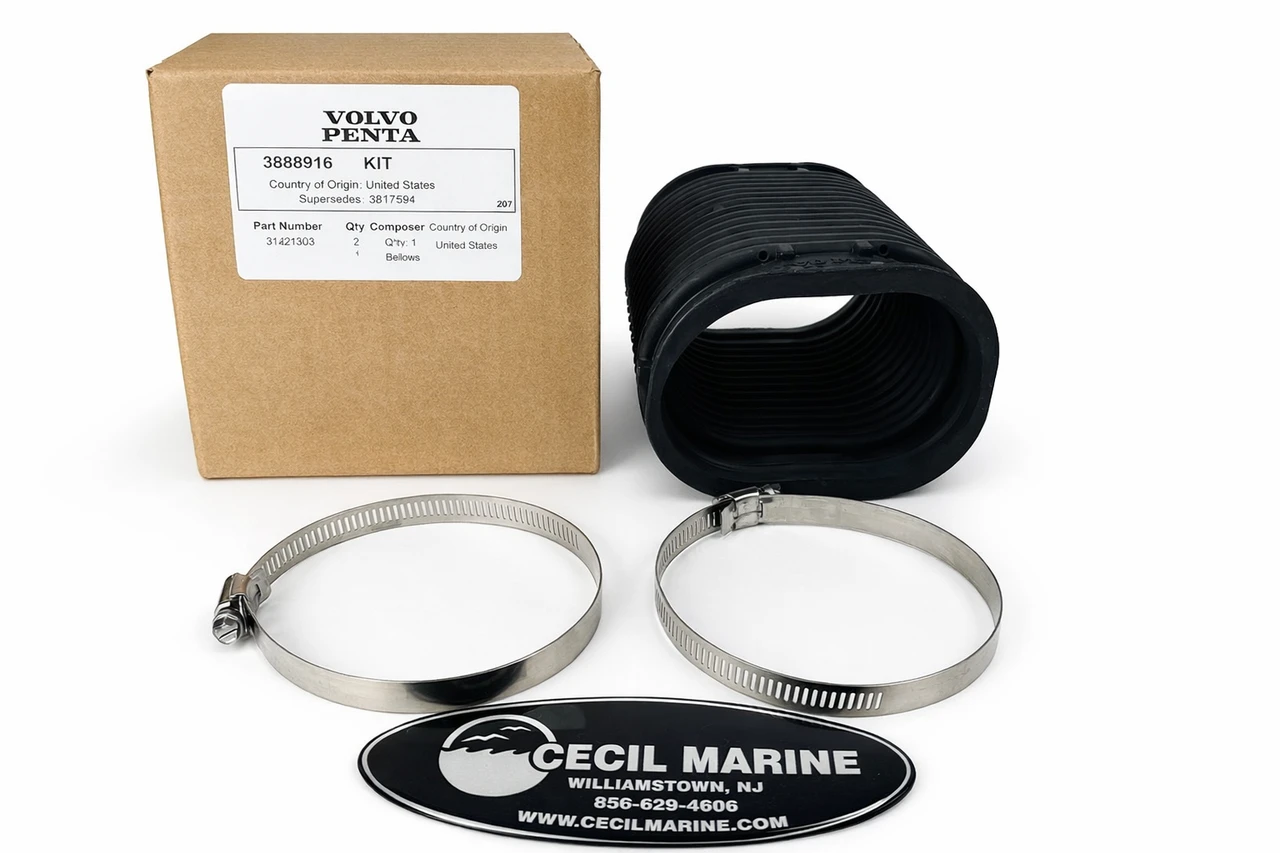 $68.99* GENUINE VOLVO no tax* EXHAUST BELLOWS KIT 3888916 (Volvo's previous part number was 3841293) *In Stock & Ready To Ship!