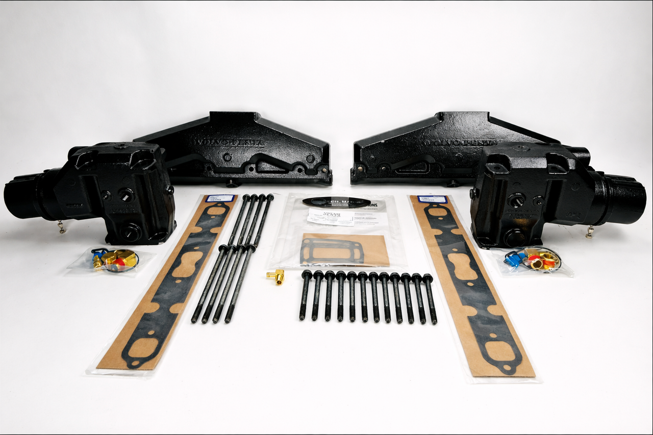 $1899.00 & FREE SHIPPING  GENUINE VOLVO PENTA no tax* 5.0 / 5.7 MANIFOLD REPLACEMENT KIT 3847501 *In Stock & Ready To Ship!