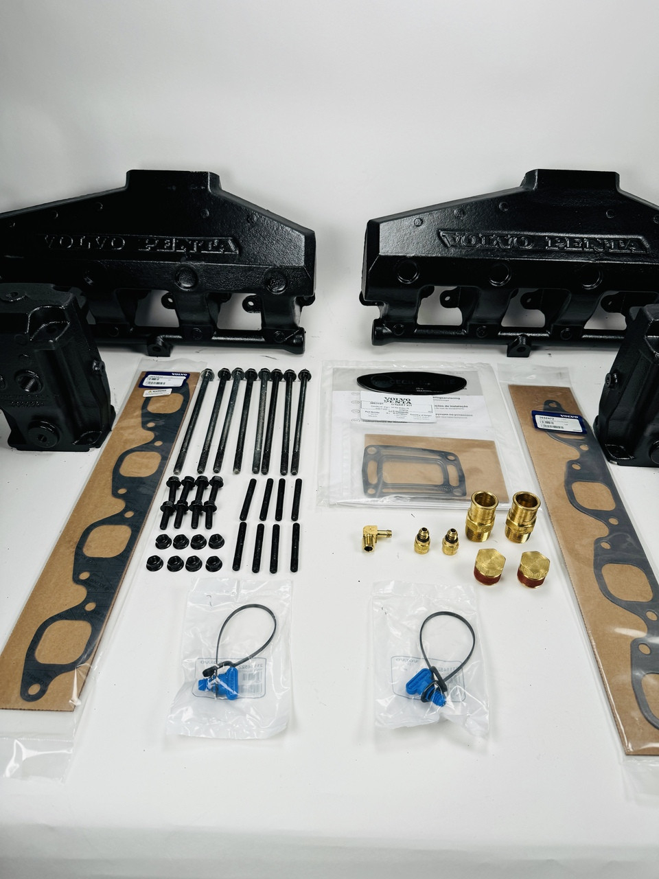 $2399.99* FREE SHIPPING GENUINE VOLVO PENTA no tax*  8.1 MANIFOLD REPLACEMENT KIT - 3847640   *In Stock & Ready To Ship!