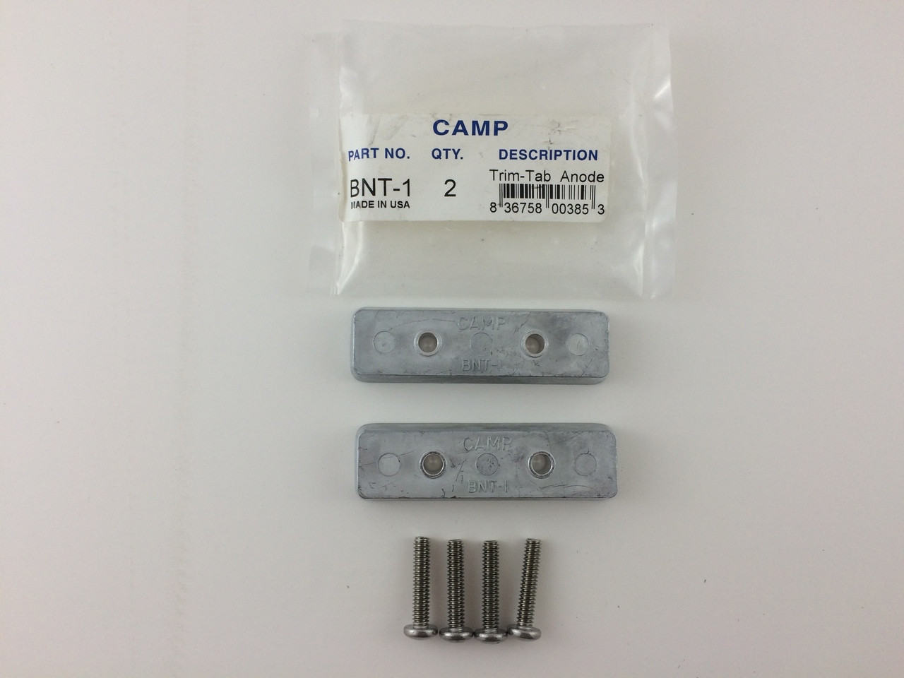 ZINC TRIM TAB ANODES 1-PAIR