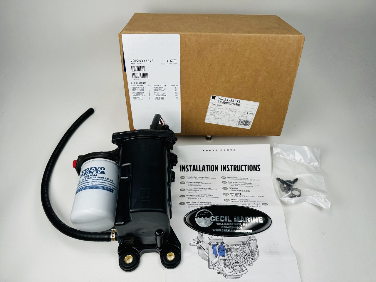 $2199.99* GENUINE VOLVO no tax* FUEL PUMP ASSY. 24333573 ( VOLVO'S OLD PART NUMBER WAS 23794966)  *a signature is required for delivery *In stock & ready to ship!