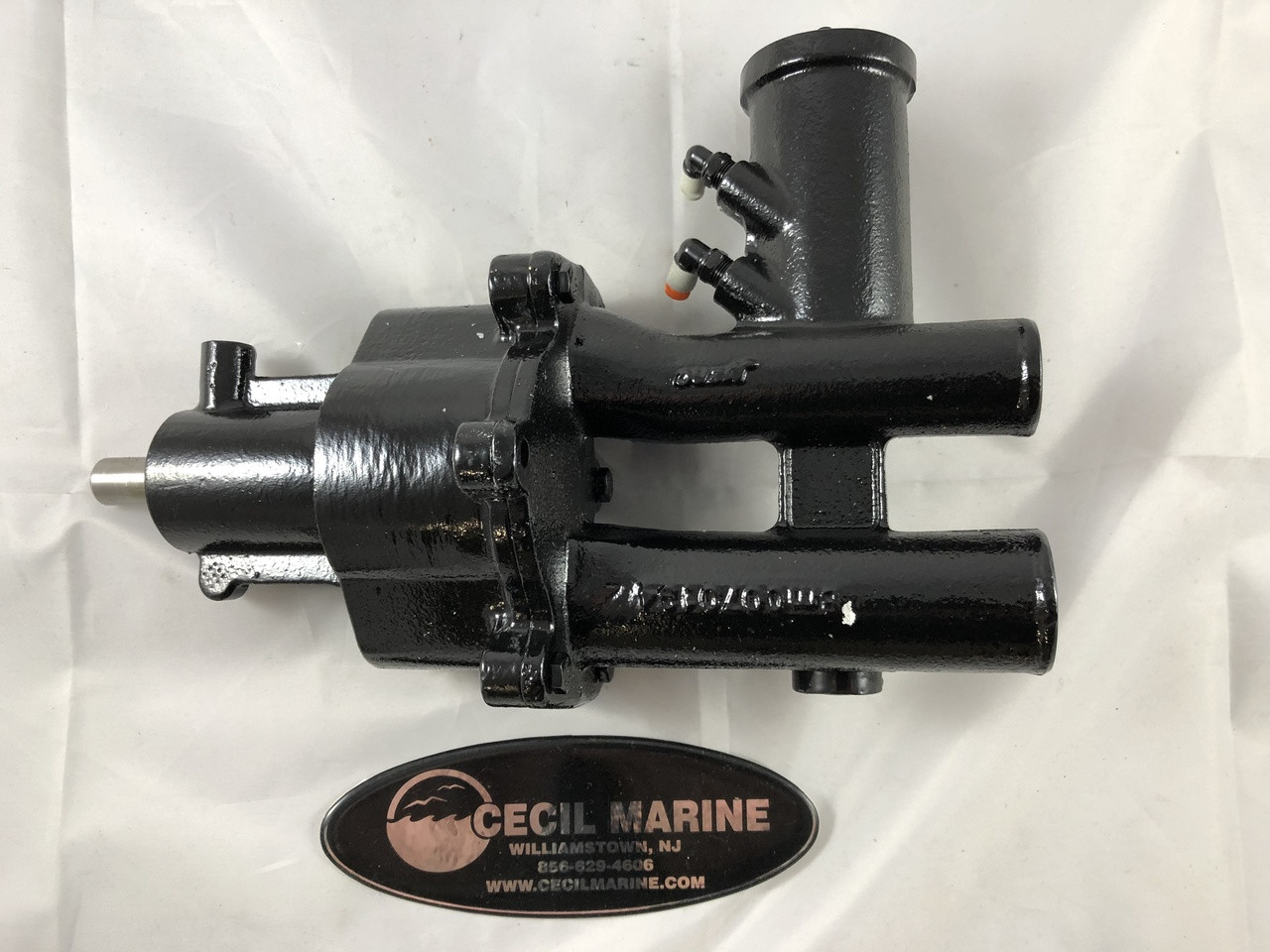 $929.99* GENUINE MERCRUISER no tax* SEAWATER PUMP WITH AIR FITTINGS  46-8M0139997 *In Stock & Ready To Ship!