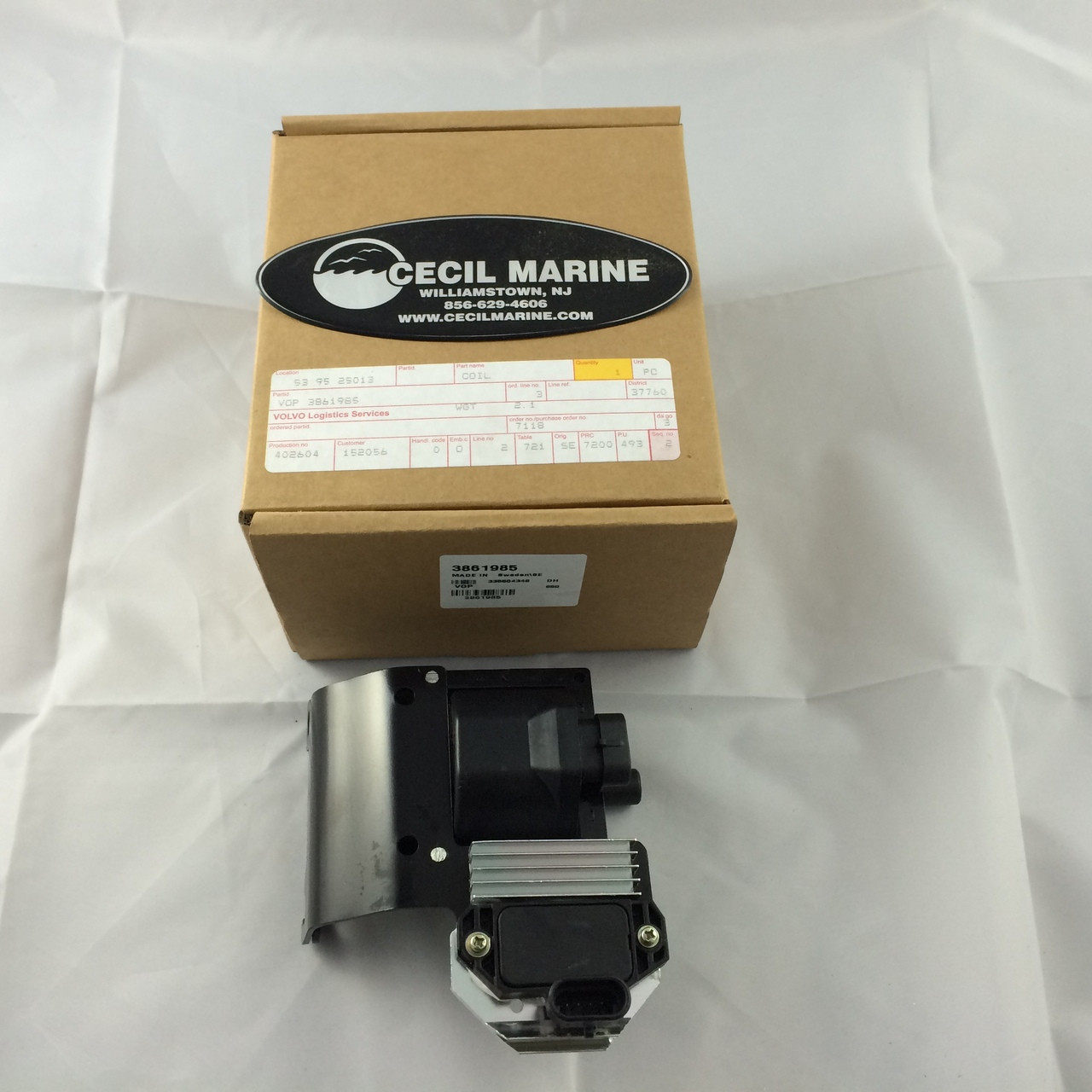$259.99* GENUINE VOLVO no tax* IGNITION COIL 3861985 *In stock & ready to ship!