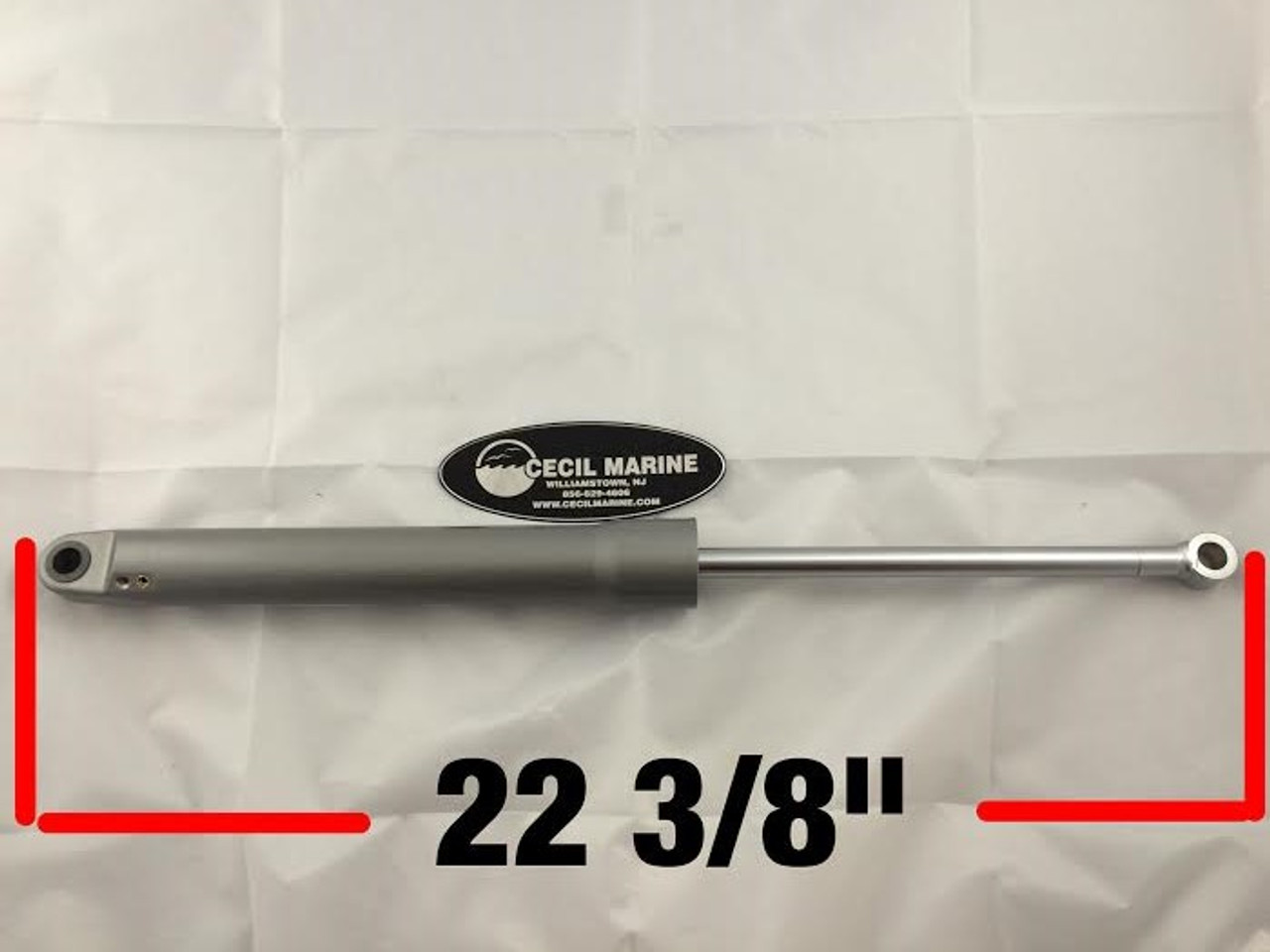 $649.99* GENUINE VOLVO no tax* TRIM  CYLINDER PORT 42 DEG. TILT 22 3/8" FULLY EXTENDED 22187387 * In Stock & Ready To Ship!