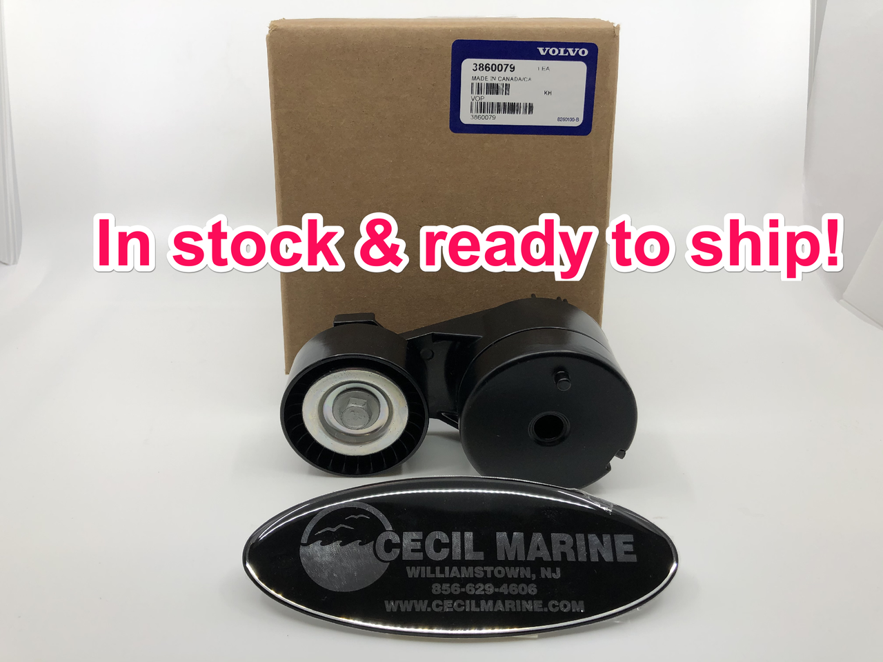 $164.99* GENUINE VOLVO no tax*  BELT TENSIONER 3860079 *In Stock & Ready To Ship!