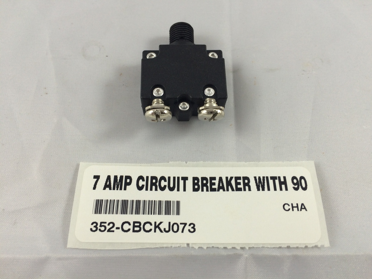 7 AMP CIRCUIT BREAKER WITH 90 DEGREE TERMINALS