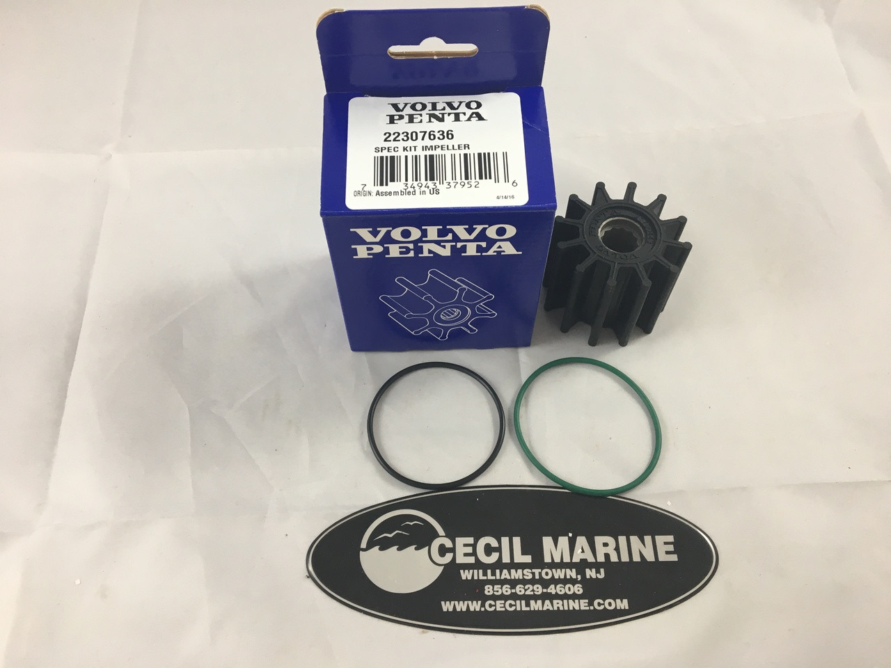 $69.99* GENUINE VOLVO no tax*  IMPELLER KIT 22307636 *In Stock & Ready To Ship!