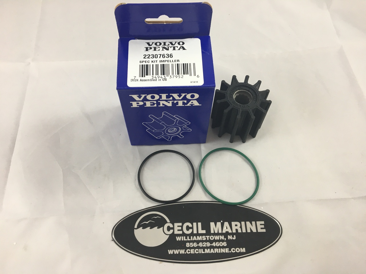 $69.99* GENUINE VOLVO no tax*  IMPELLER KIT 22307636 *In Stock & Ready To Ship!