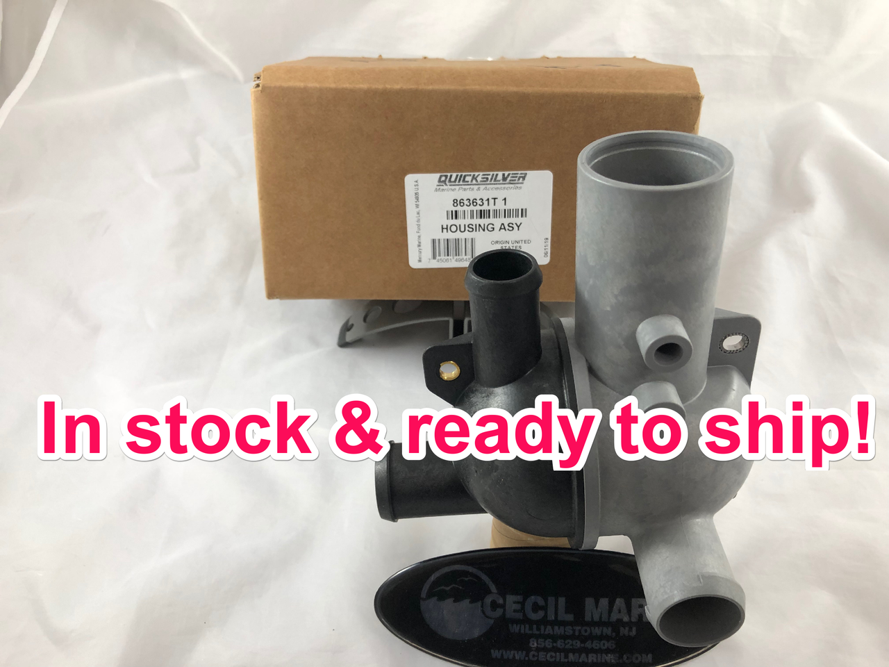 179 99 Genuine Mercruiser Water Distribution Housing 863631t1