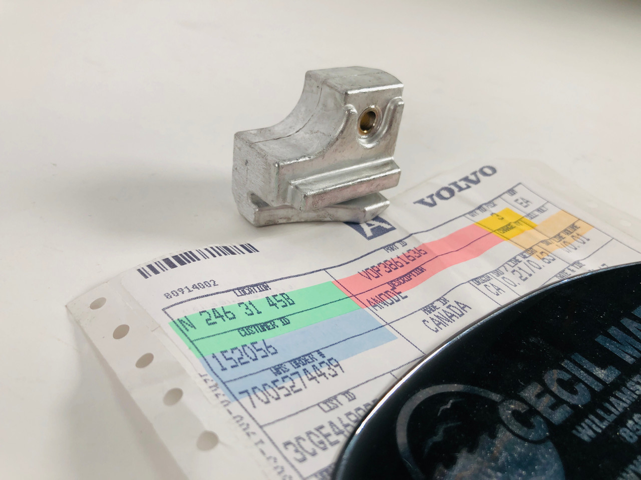 $23.99* GENUINE VOLVO no tax* XDP-B ANODE 3861636 *In Stock