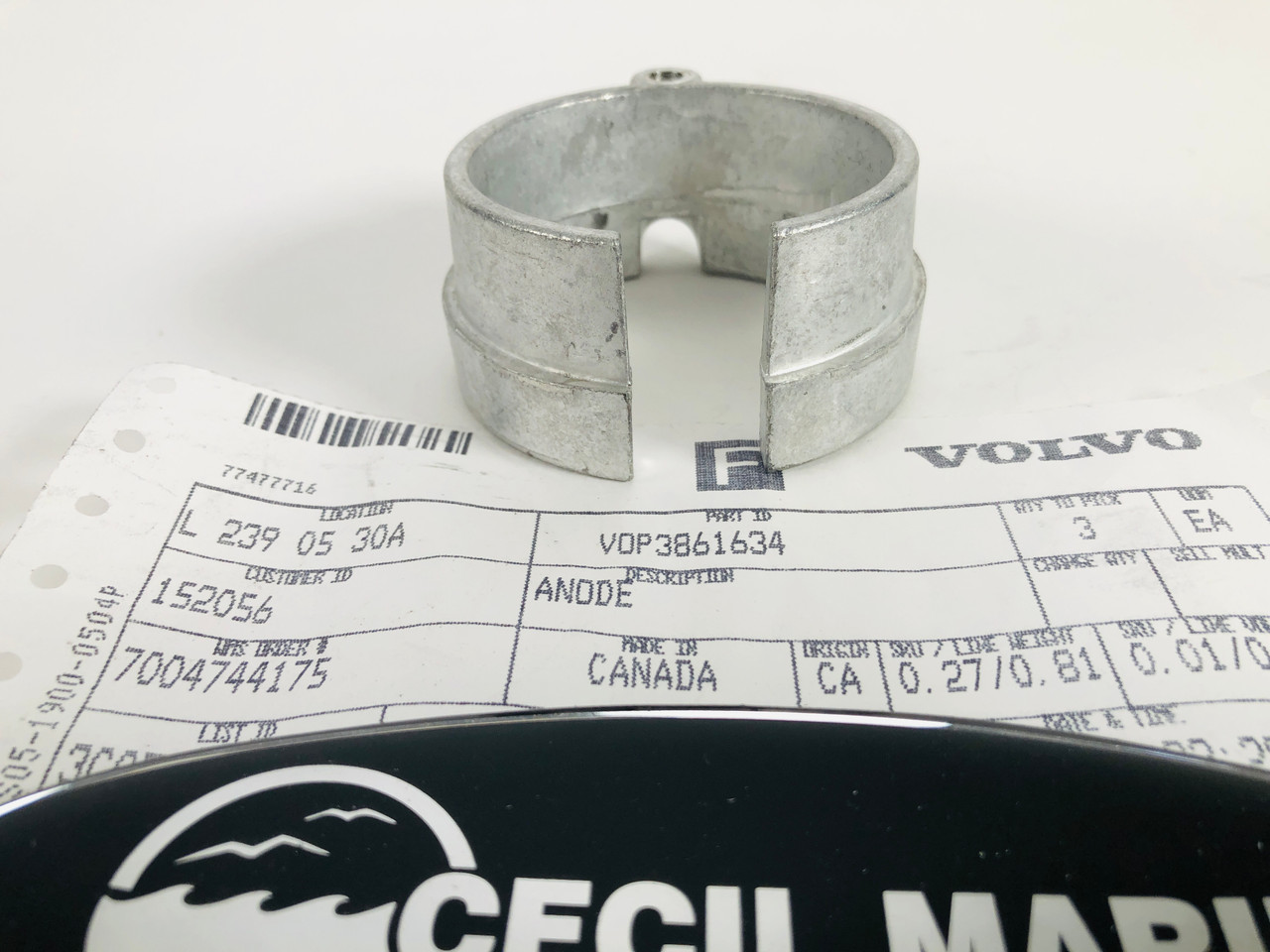 $24.99* GENUINE VOLVO XDP ANODE 3861634 *In Stock & Ready To Ship