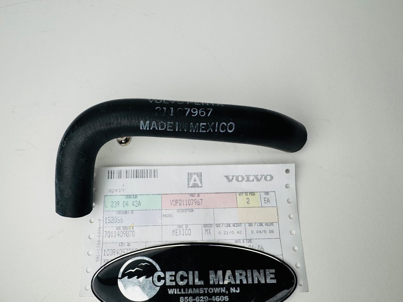 $49.99* GENUINE VOLVO no tax* HOSE 21107967 *In Stock & Ready To Ship!