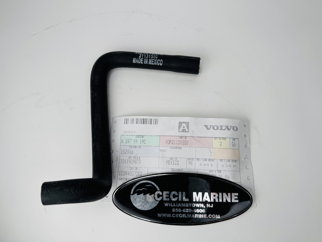 $49.88* GENUINE VOLVO no tax* HOSE 21131550 *In Stock & Ready To Ship!