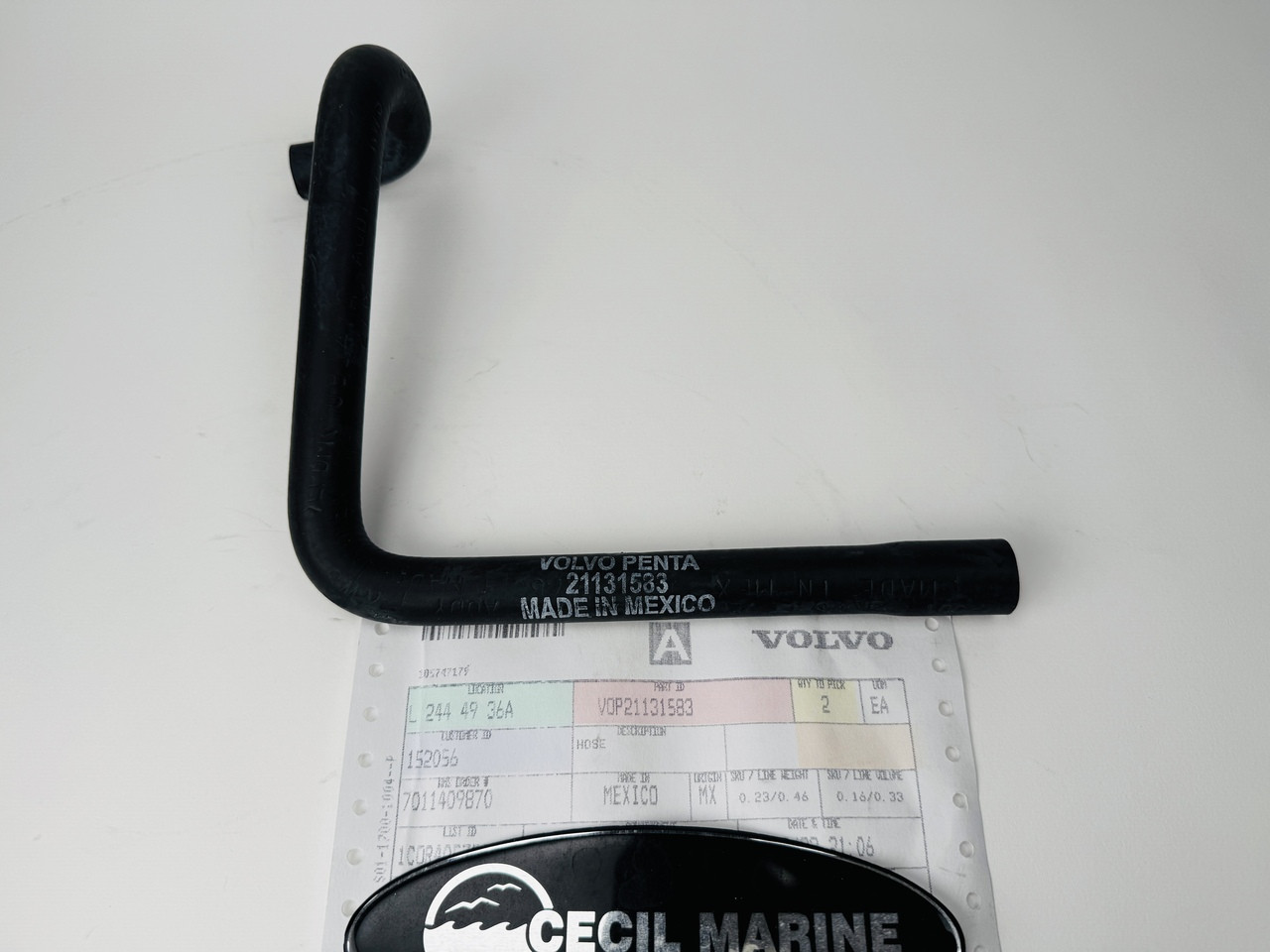 $49.99* GENUINE VOLVO no tax* HOSE 21131583 *In Stock & Ready To Ship!