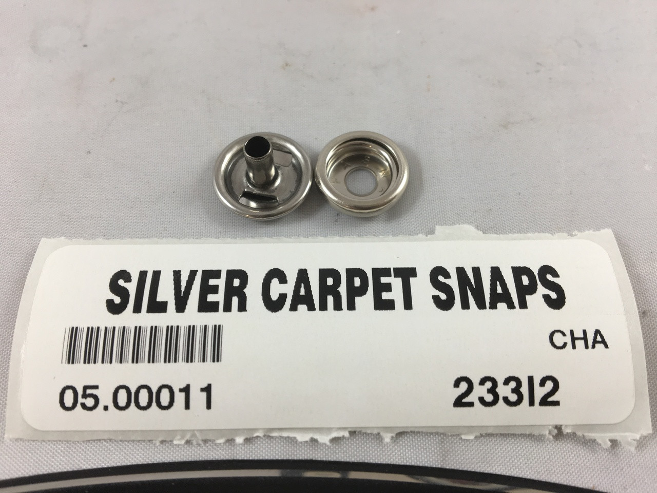 CARPET SNAPS STAINLESS STEEL ( BAG OF 10 ) 05.00011 *In stock & ready to ship!