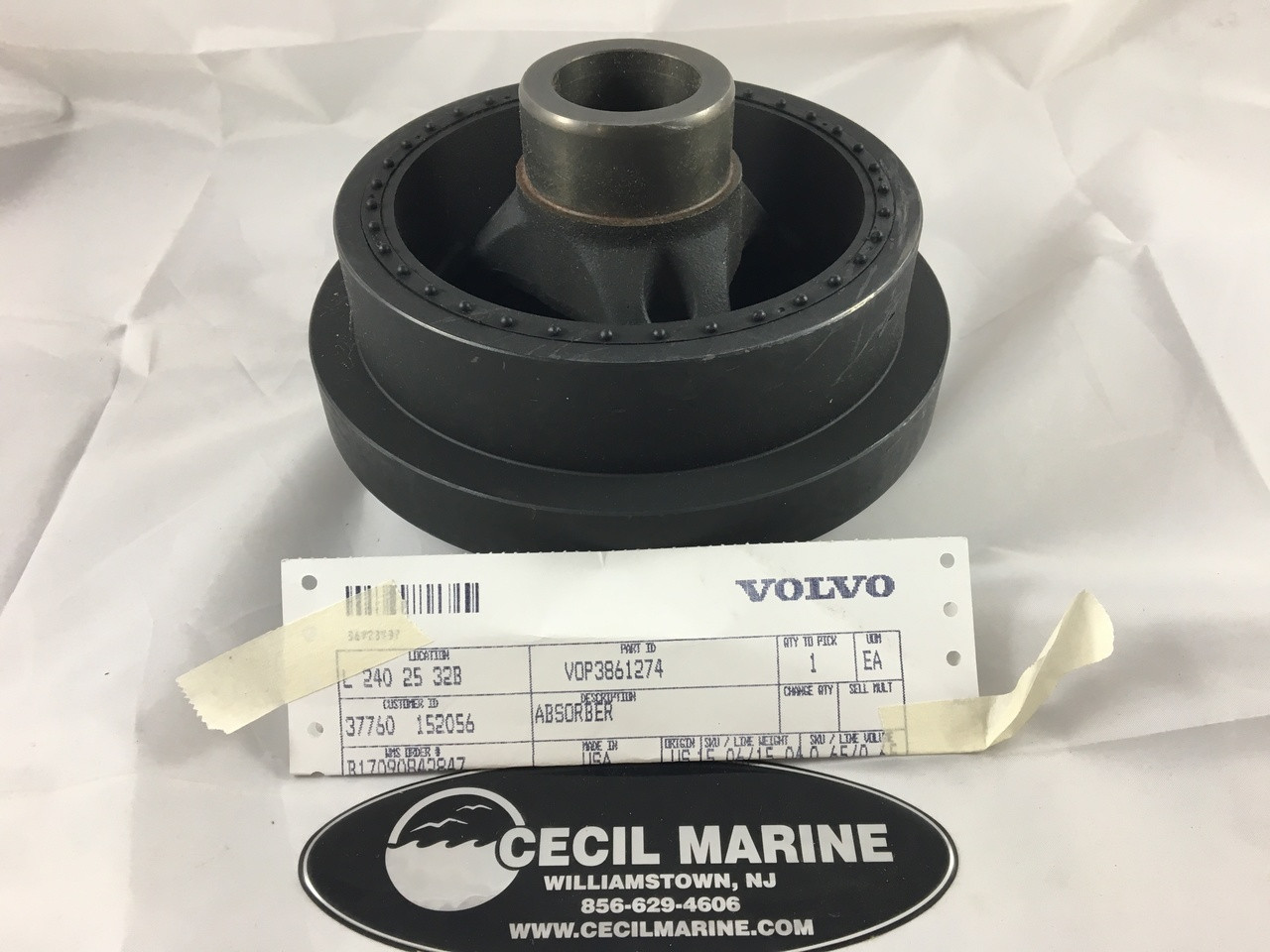 This part is currently on backorder - GENUINE VOLVO no tax* ABSORBER 3861274