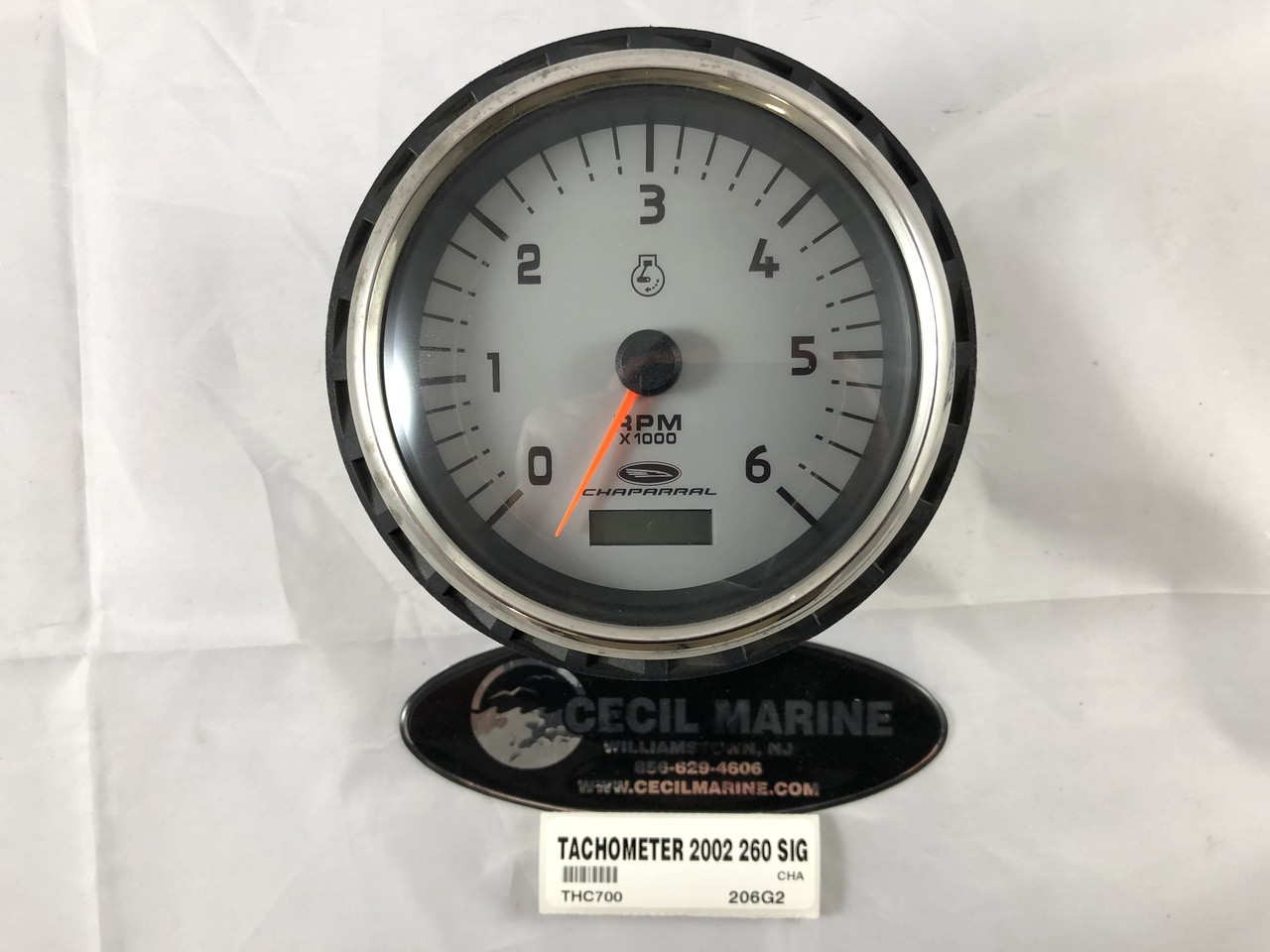 GAUGE 5" 6000 RPM WITH HOUR METER - THC700 *In Stock & Ready To Ship!