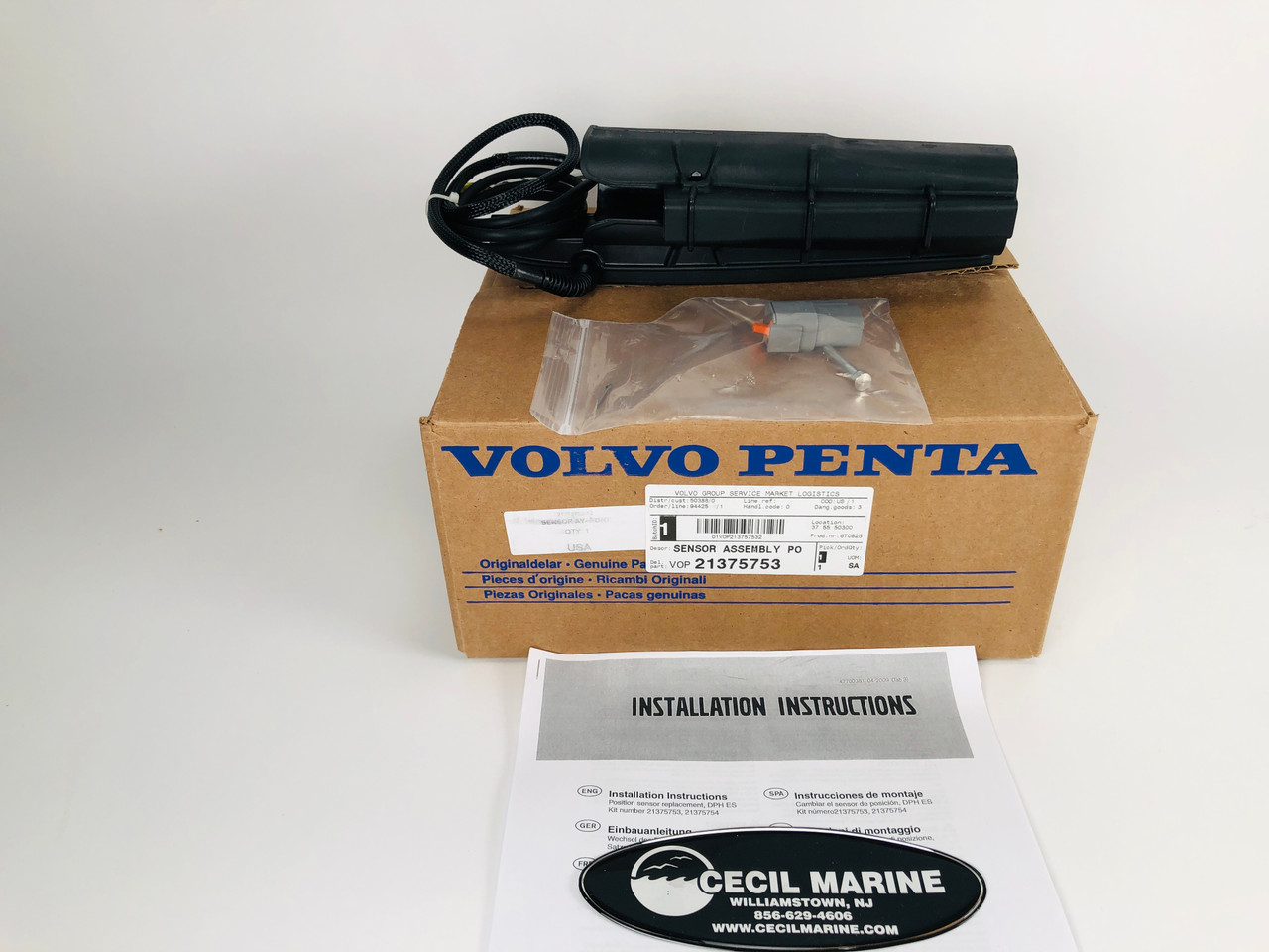 $1299.99* GENUINE VOLVO no tax* SENSOR ASSEMBLY PORT 21375753  *In Stock & Ready To Ship!