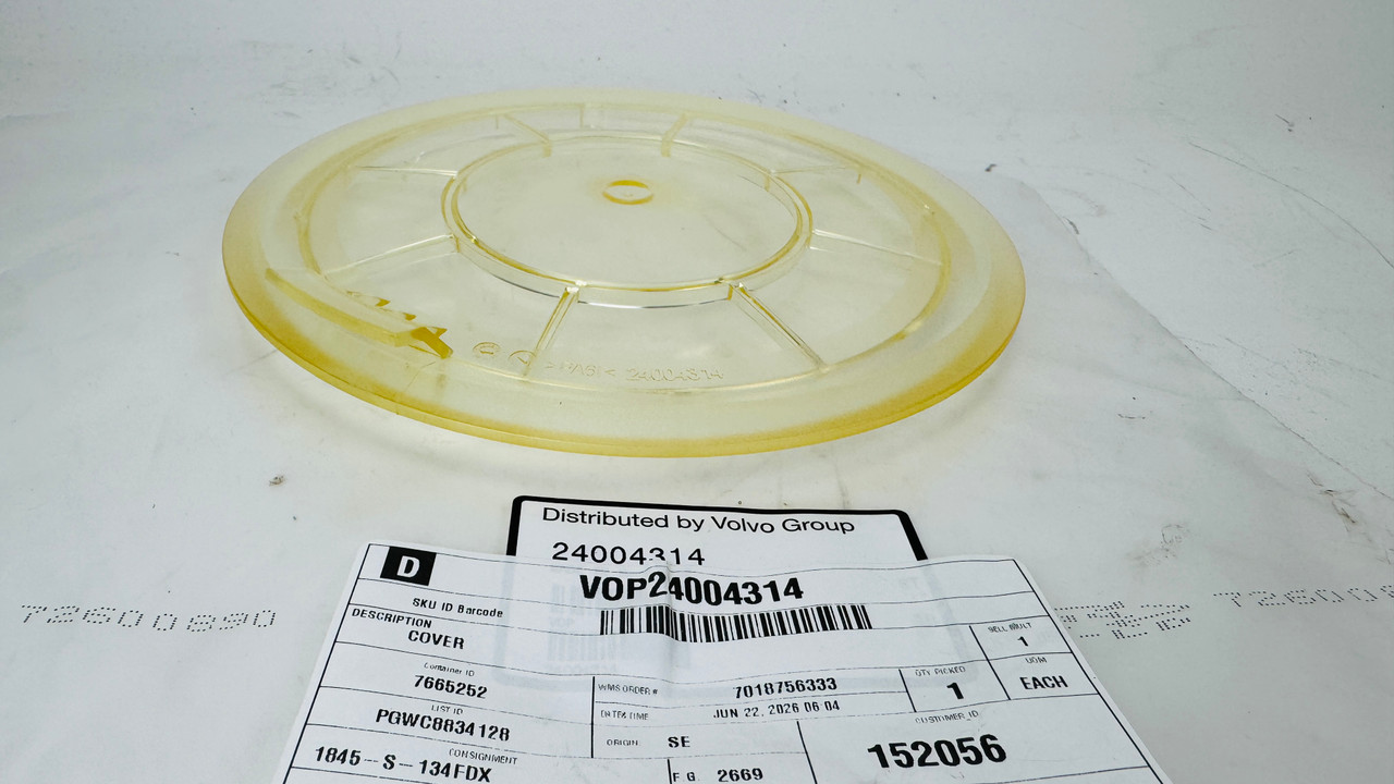 $59.99* GENUINE VOLVO no tax* COVER 24004314 (Volvo's previous part numbers were 21445782 & 24004310) *Special Order 10 To 14 Days For Delivery