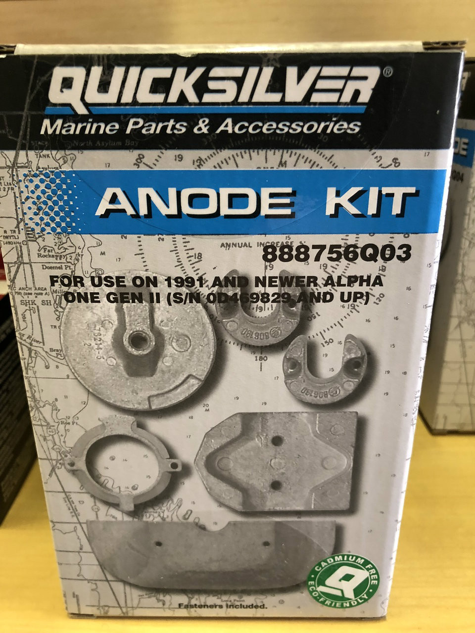 $109.99 * ANODE KIT - SALT WATER ALPHA GEN II 1991 & UP  *In Stock & Ready To Ship!