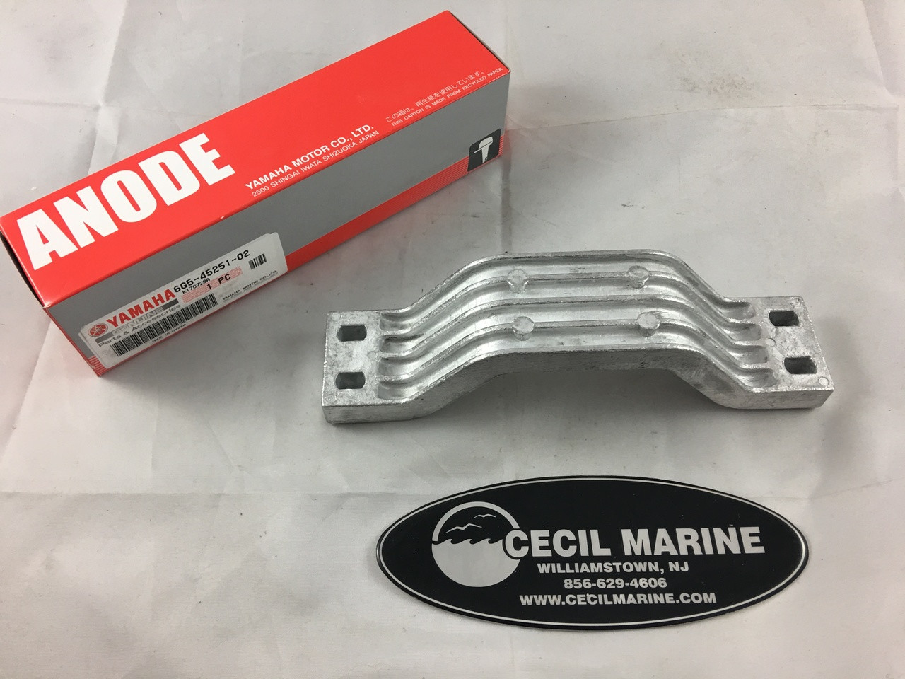 $22.99* GENUINE YAMAHA ANODE 6G5-45251-02-00 *In Stock & Ready To Ship!
