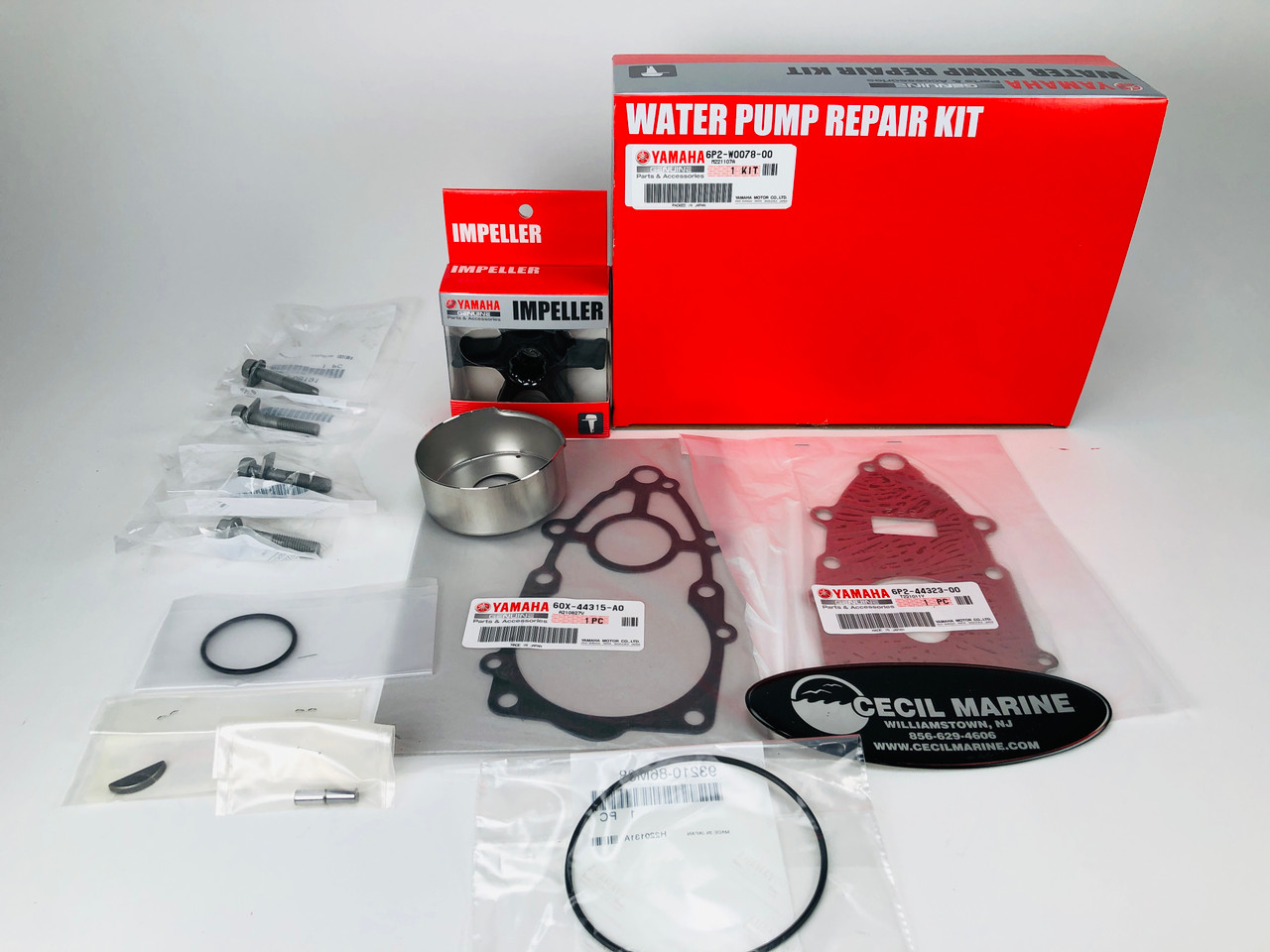 $106.99* GENUINE YAMAHA no tax* WATER PUMP REPAIR KIT 6P2-W0078-00