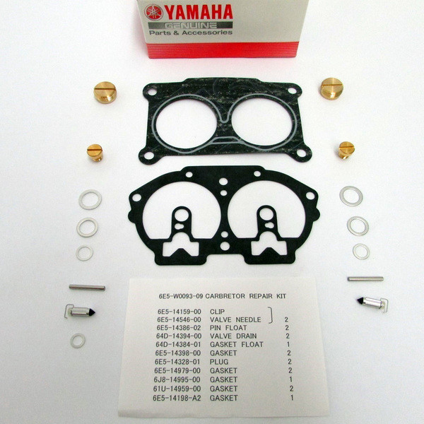 ヤマハ　テレキャスタータイプ　抜け殻 $99.75* GENUINE YAMAHA CARB REPAIR KIT (6E5-W0093-09) **In Stock