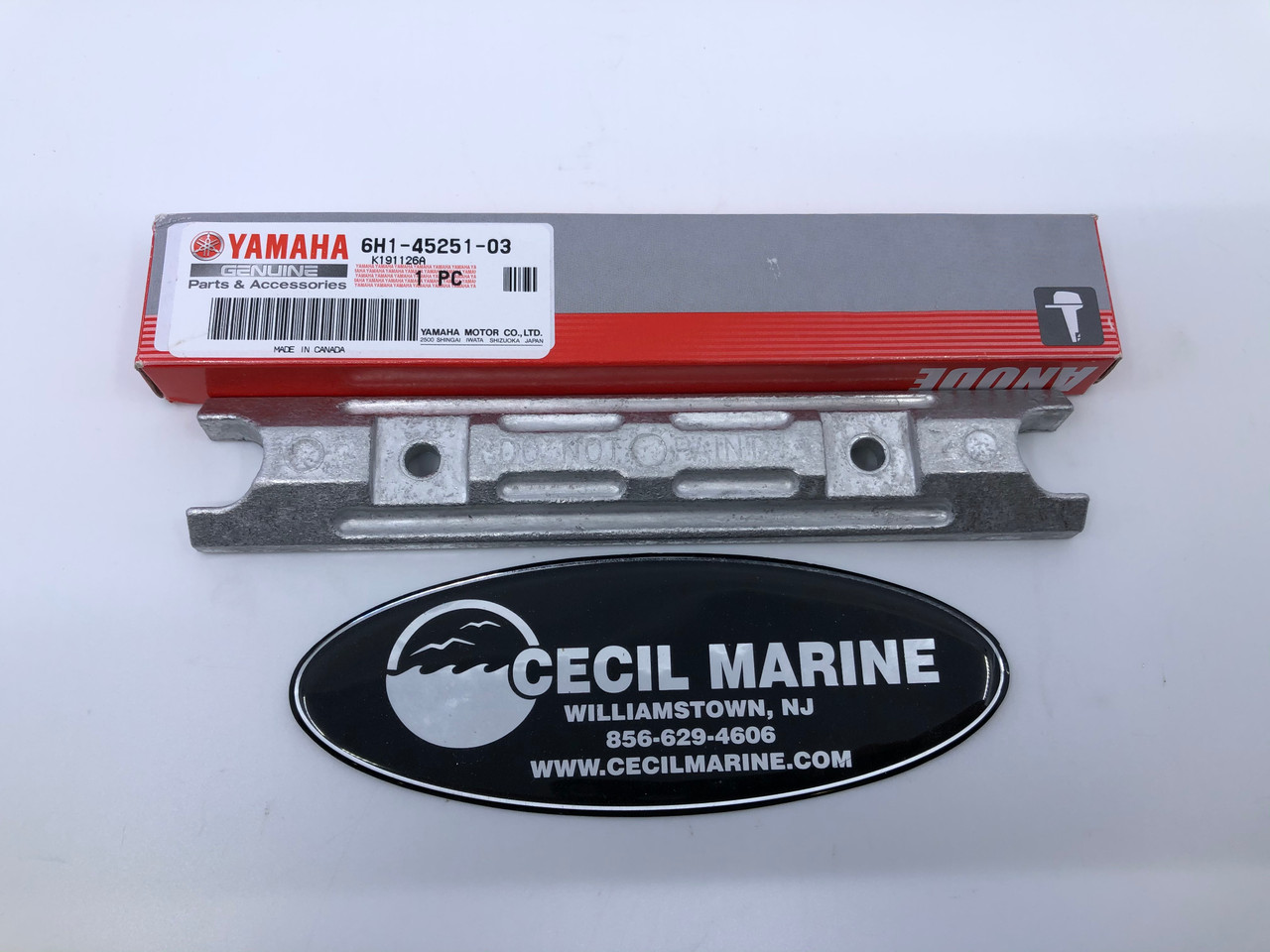 $19.50* GENUINE YAMAHA no tax* ANODE 6H1-45251-03-00 *In Stock