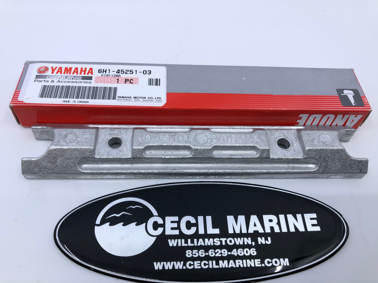 $19.50* GENUINE YAMAHA no tax* ANODE 6H1-45251-03-00 *In Stock