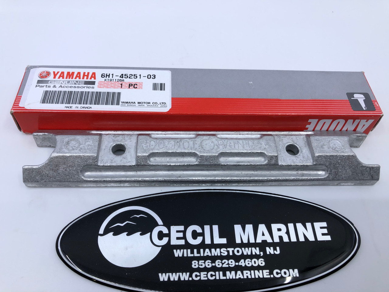 $19.50* GENUINE YAMAHA no tax* ANODE 6H1-45251-03-00 *In Stock