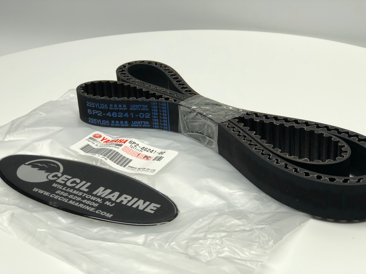 $244.95* GENUINE YAMAHA no tax*  TIMING BELT 6P2-46241-02-00 *In Stock & Ready To Ship!