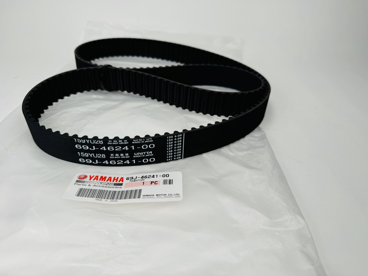$124.99* GENUINE YAMAHA no tax* TIMING BELT 69J-46241-00-00 *In Stock & Ready To Ship!