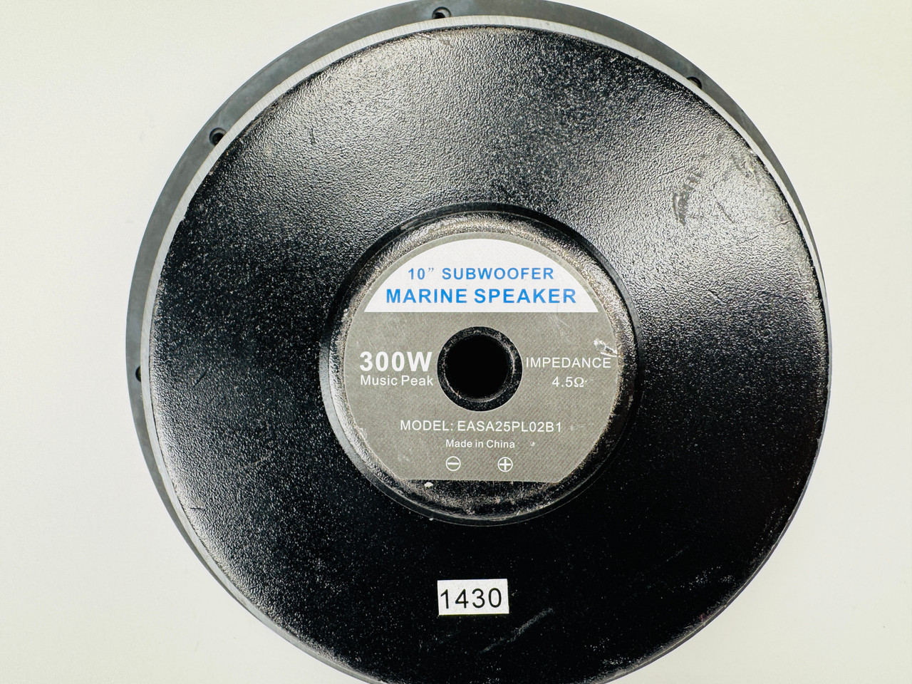 SPEAKER - SUB WOOFER 10" PANASONIC *Please read description