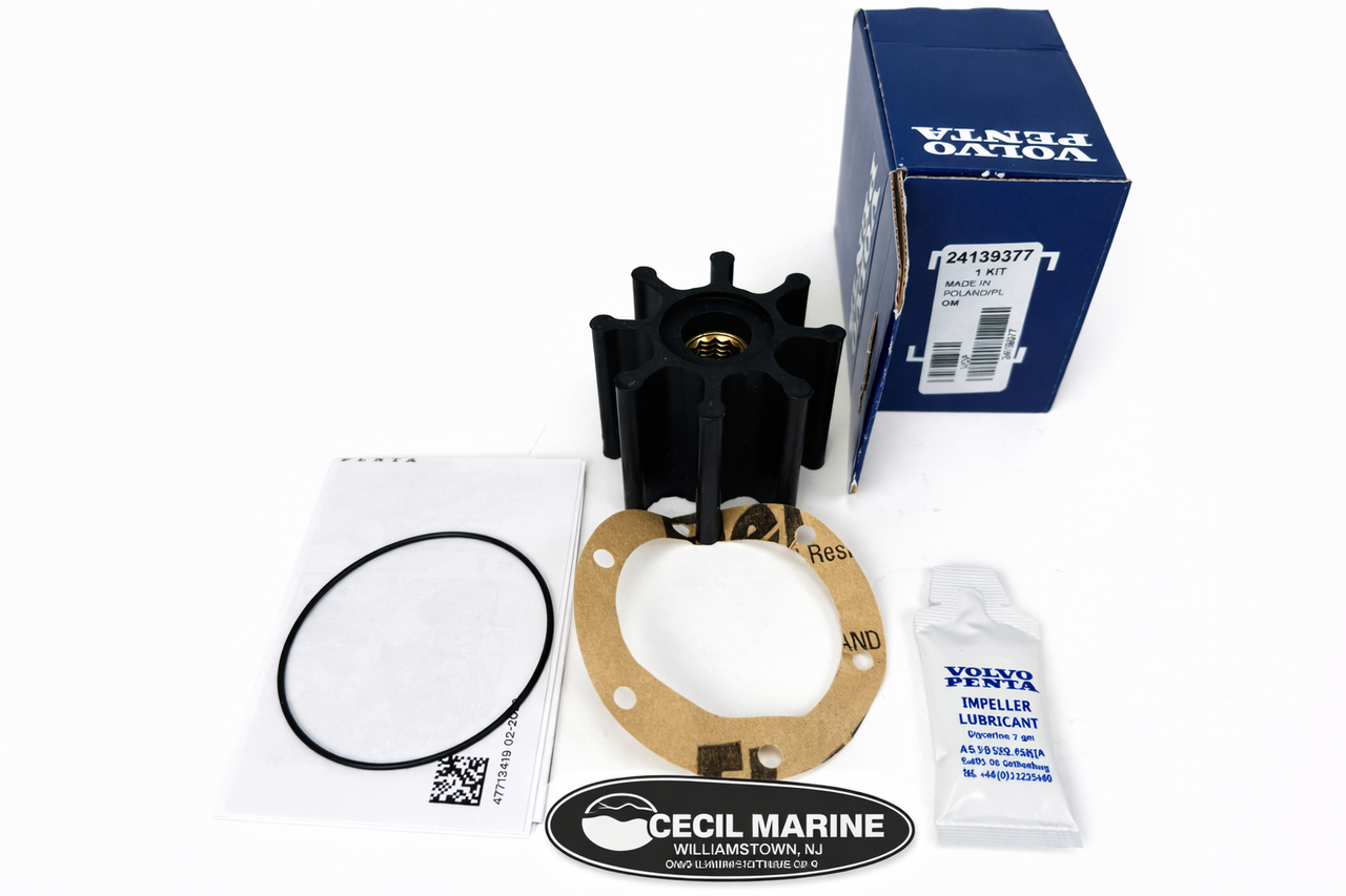 $82.99* GENUINE VOLVO no tax* IMPELLER KIT 24139377 (Volvo's old part numbers were 877061, 3841697, 21951356)*In Stock & Ready To Ship!