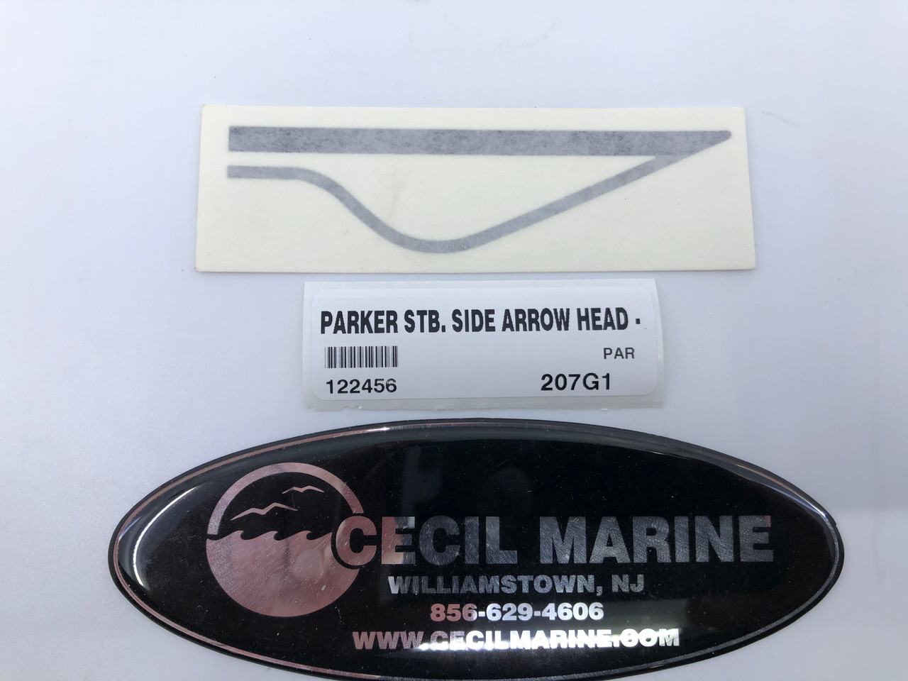 PARKER ARROW HEAD DECAL- STARBOARD SIDE 2016 & NEWER