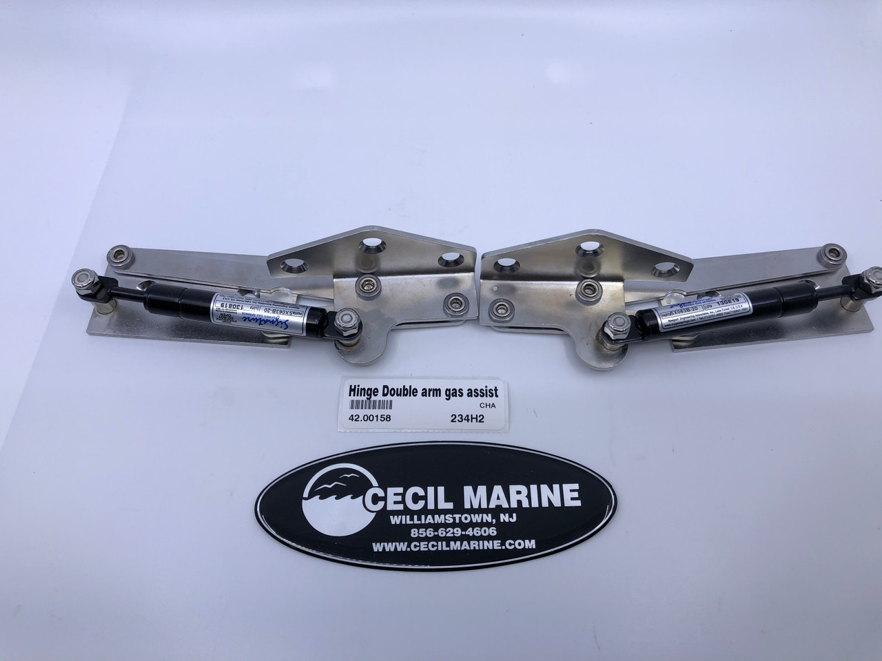2) Hinge Double arm gas assist SOLD IN A PAIR *In Stock & Ready To