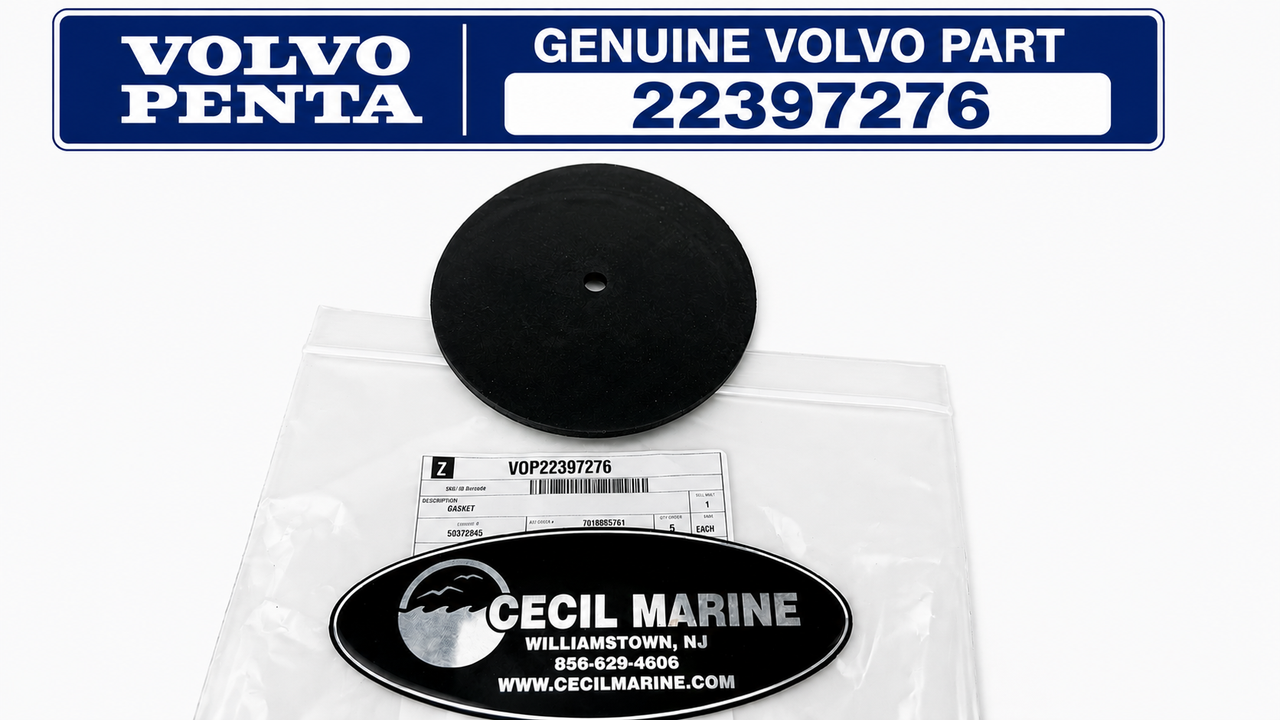 $22.99* GENUINE VOLVO no tax* GASKET 22397276  *In Stock & Ready To Ship!