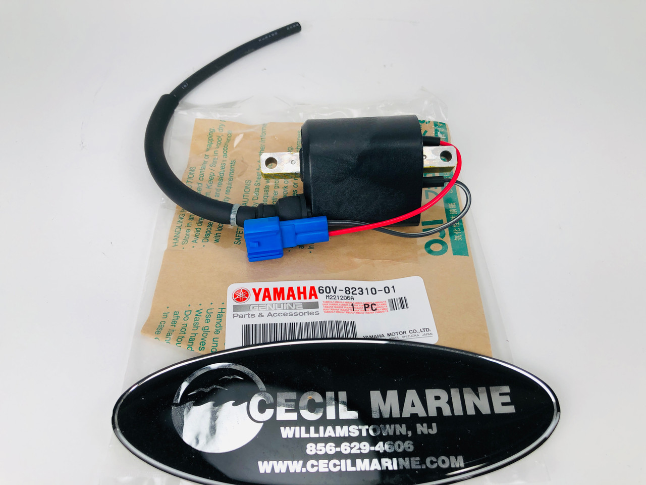 $141.99* GENUINE YAMAHA no tax* IGNITION COIL ASSY  60V-82310-01-00 * Special order 10 to 14 day delivery