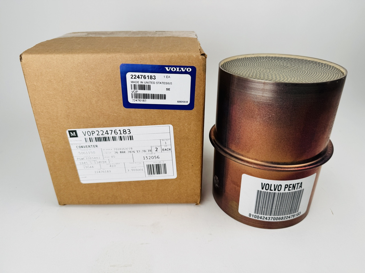 $1199.99* GENUINE VOLVO no tax* CONVERTER 22476183 *Special Order 10 To 14 Days For Delivery